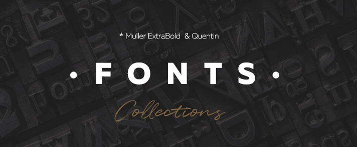 Collectie prachtige lettertypen