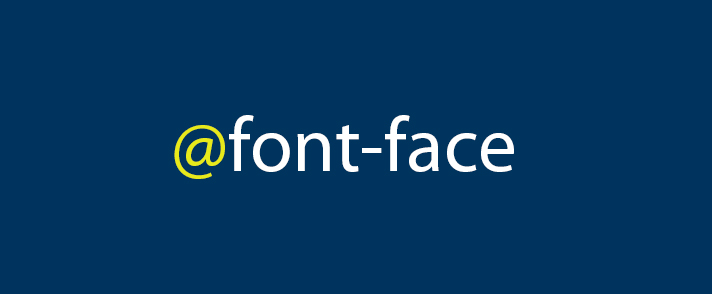 Kako povezati pisavo s spletnim mestom @font-face