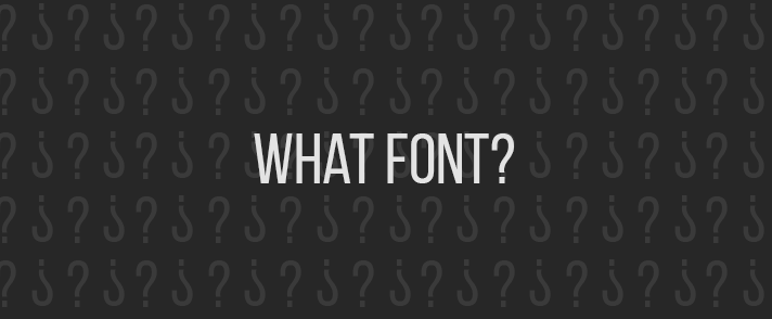 Impara il nome del font sul sito