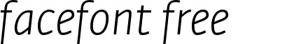 FedraSansPro-LightItalic