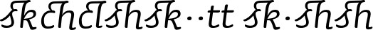 SaunaLigatures-ItalicSwash