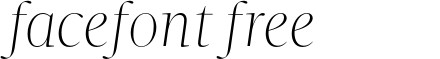 VelinoDisplay-ThinItalic