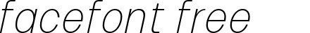 HDColton-CondExtralightItalic