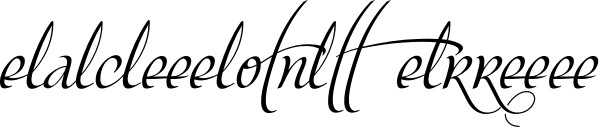 MonAmourScriptLigatures