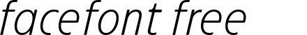 Josefa Rounded XtraLight Italic