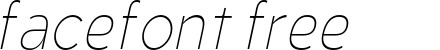Aukim-ExtraLightCondensedItalic
