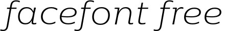 Moreno-ThinItalic