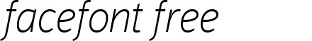 PFHighwaySansPro-ThinItalic