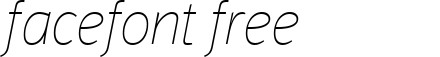 PFHighwaySansPro-ExtraThinItalic