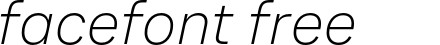 CoFoSansTrial-HairlineItalic