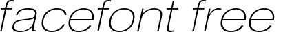 HeliosExtThin-Italic