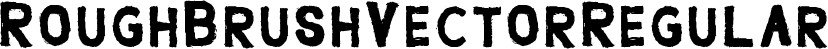 Rough Brush Vector