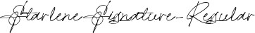 StarleneSignature-Regular