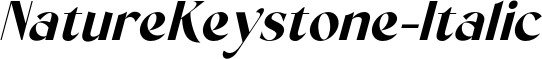 Nature Keystone Italic